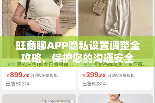 旺商聊APP隐私设置调整全攻略，保护您的沟通安全