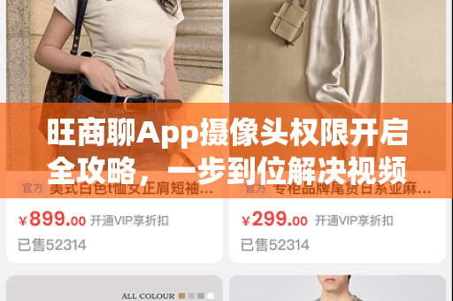 旺商聊App摄像头权限开启全攻略，一步到位解决视频通话与拍摄需求-第1张图片-旺商聊官网-官方下载