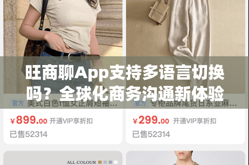 旺商聊App支持多语言切换吗？全球化商务沟通新体验-第1张图片-旺商聊官网-官方下载